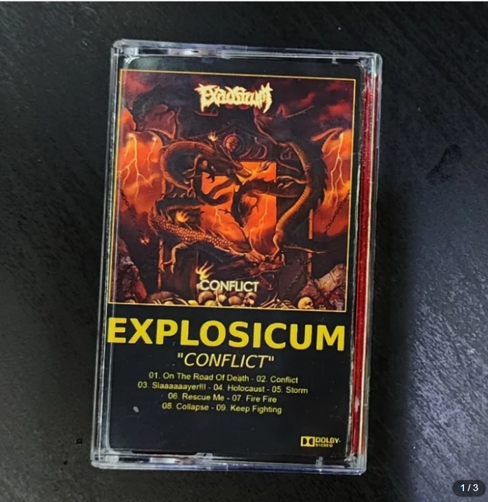爆浆乐队 Conflict (EXPLOSICUM) 德国产磁带 (Cassette)
